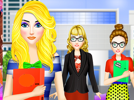 Office Dress Up Fashion Makeover: Girl Dress up cover